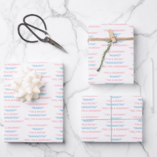 Feuille De Papier Cadeau "I'm a Mommy" Wrapping Paper – Love Island