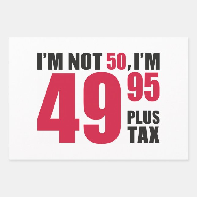 Feuille De Papier Cadeau Im Pas 50 Im 49.95 Plus Taxe (Devant 3)