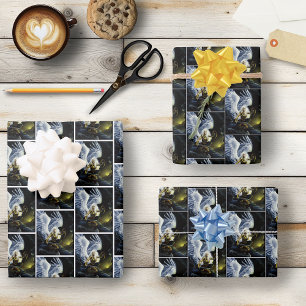 Feuille De Papier Cadeau Imaginaire guerrier épée Angel