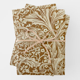 Feuille De Papier Cadeau Impression d'art floral vintage William Morris Arc