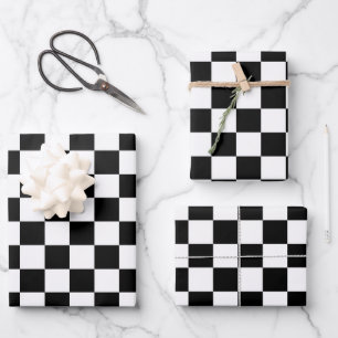 Feuille De Papier Cadeau Indicateur Checker