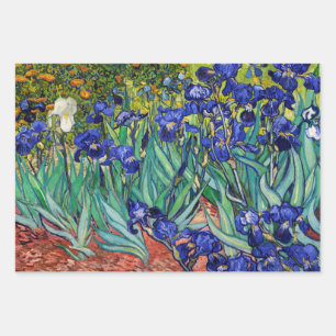 Feuille De Papier Cadeau Irises par Vincent van Gogh