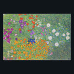 Feuille De Papier Cadeau Jardin aux fleurs Gustav Klimt Art nouveau Vintage<br><div class="desc">Jardin aux fleurs de Gustav Klimt Art nouveau Vintage Peinture Art nouveau 1907 Beaux-Arts Peinture</div>