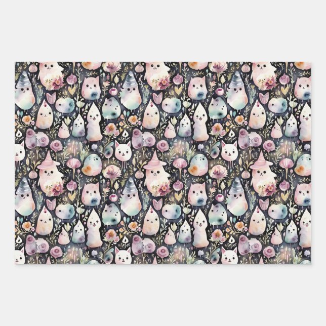 Feuille De Papier Cadeau Jardin Ghoarly (Devant)