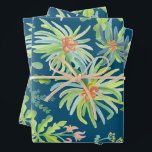 Feuille De Papier Cadeau Jardin Jungle Aquarelle Botanique Floral<br><div class="desc">Motif botanique peint à la main. MERCI DE SOUTENIR LES ARTISTES INDÉPENDANTS ! Toutes les œuvres d'art et conceptions sont créées par moi. J'adore dessiner et peindre ! Merci de faire vos achats chez moi et de soutenir ma créativité ! :) Consultez ma boutique pour de nombreuses autres couleurs et...</div>