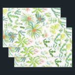 Feuille De Papier Cadeau Jardin Jungle Aquarelle Botanique Floral<br><div class="desc">Motif botanique peint à la main. MERCI DE SOUTENIR LES ARTISTES INDÉPENDANTS ! Toutes les œuvres d'art et conceptions sont créées par moi. J'adore dessiner et peindre ! Merci de faire vos achats chez moi et de soutenir ma créativité ! :) Consultez ma boutique pour de nombreuses autres couleurs et...</div>