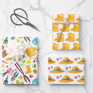 Feuille De Papier Cadeau Jardinage