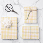 Feuille De Papier Cadeau Jaune En vichy artisanal Motif mignonne sur mesure<br><div class="desc">Parfait emballage cadeau mignon pour une fête amusante! L'art fait main pour vous ! Parfait pour un anniversaire, mariage d'été, douche nuptiale, mariage, fête d'anniversaire, fête de bachelorette, fête de fiançailles, ou à tout moment ! Consultez ma boutique pour trouver d'autres modèles et couleurs. MERCI POUR LE SOUTIEN DES ARTISTES...</div>