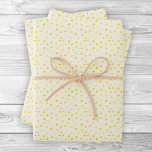 Feuille De Papier Cadeau Jaune Mariage Coeur-GetWell-Mothers Day-Valentine<br><div class="desc">Coeurs dans différentes nuances de jaune foncé sur un arrière - plan jaune clair. Autres couleurs disponibles.</div>