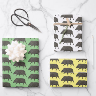Feuille De Papier Cadeau Javelina Desert Animaux Cadeau Motif unique