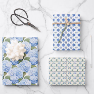 Feuille De Papier Cadeau Jeu de Whimy Hydrangea 3