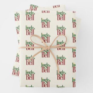 Feuille De Papier Cadeau Jingle Bell
