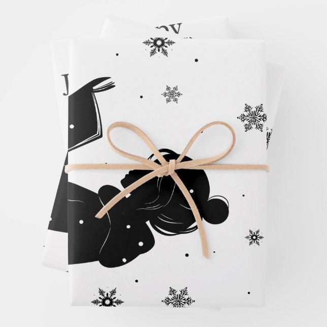 Feuille De Papier Cadeau Jólabókaflóð - Livre islandais Inondations, Cadeau (En situation)