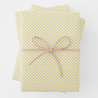 Joli jaune en vichy simple classique chèques bébé