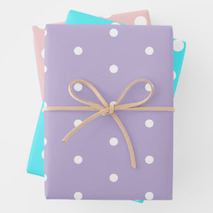 Feuille De Papier Cadeau Joli Pointillé