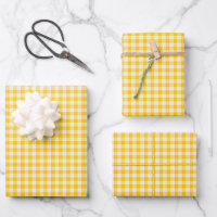 Joli Vintage Jaune En vichy Motif Plaid