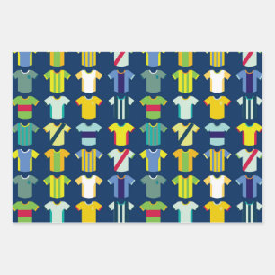 Feuille De Papier Cadeau Joueur de football   Le Football Est Mon Sanctuair