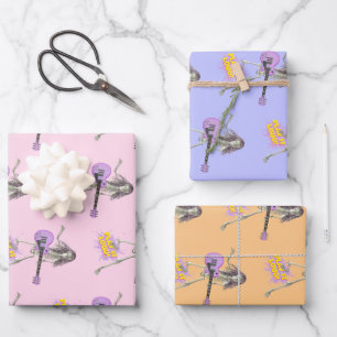 Feuille De Papier Cadeau Jouez fort !