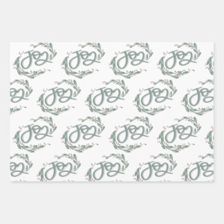 Feuille De Papier Cadeau Joy Holiday Paper