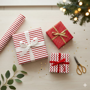 Feuille De Papier Cadeau Joyeuse Nouvelle Année 2026 Élégant