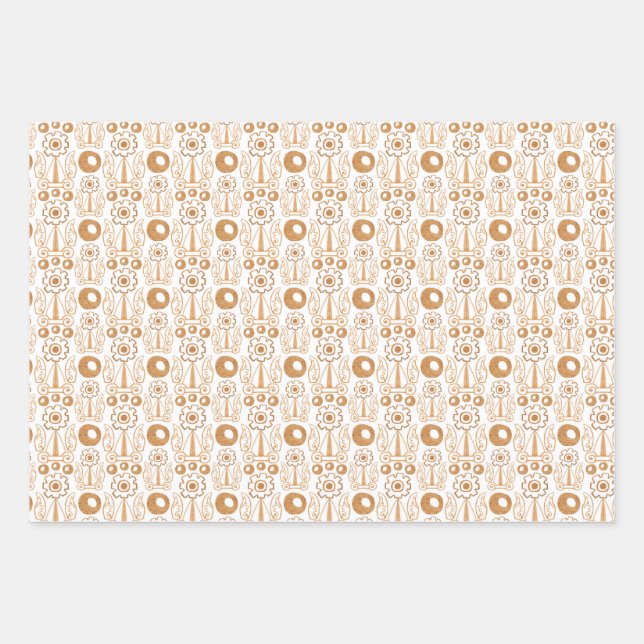 Feuille De Papier Cadeau Joyeux Diwali (Devant)