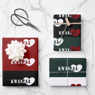 Feuille De Papier Cadeau Joyeux Kwanzaa