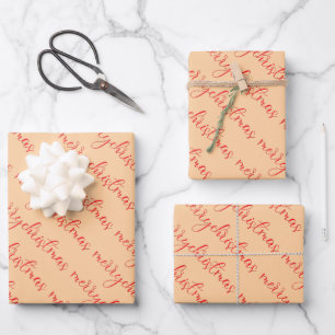 Feuille De Papier Cadeau Joyeux Noël