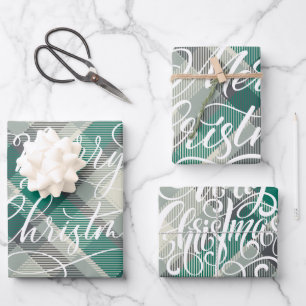 Feuille De Papier Cadeau Joyeux Noël En vichy Joyeux Noël