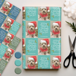 Feuille De Papier Cadeau Joyeux Noël Joyeux Nouvel An - 1 Photo Whimsical