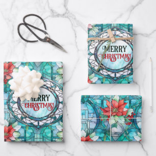 Feuille De Papier Cadeau "Joyeux Noël !" Slogan modifiable