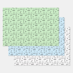 Feuille De Papier Cadeau Just Noted Music Wrapping Paper Sheets