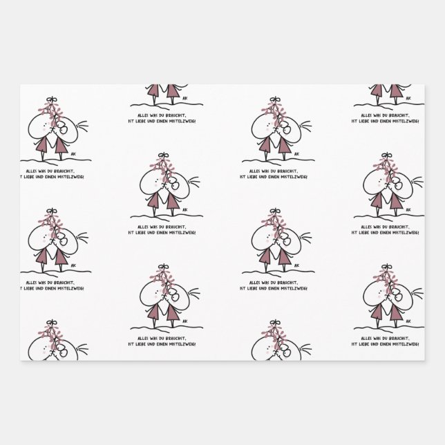 Feuille De Papier Cadeau K&K Xmas  (Devant)