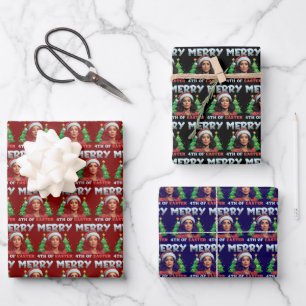 Feuille De Papier Cadeau Kamala Harris Noël