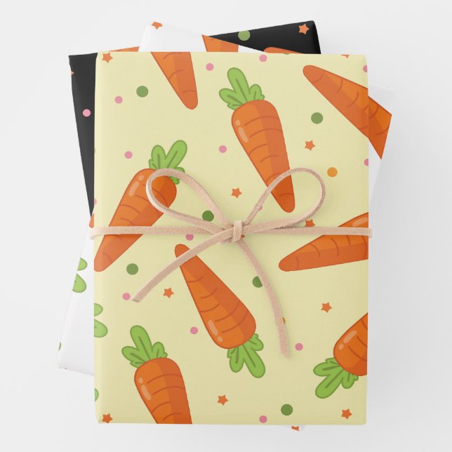 Feuille De Papier Cadeau Karotë (En situation)
