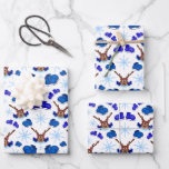 Feuille De Papier Cadeau Kasky Jote Christmas Reindeer On Blue Ice Patins<br><div class="desc">Kasky Va Patiner ! Kasky est de retour et juste à temps pour la saison festive ! Après avoir fait ses débuts comme téléchargement numérique pour Noël 2020, il est ravi de revenir ce Noël pour présenter sur ce papier d'emballage de Noël et il est impatient de fêter les fêtes...</div>