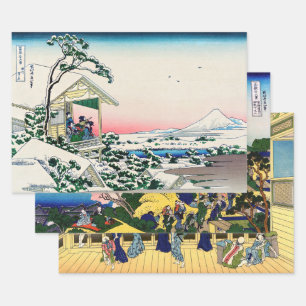 Feuille De Papier Cadeau Katsushika Hokusai - 36 Vues sur le Mont Fuji