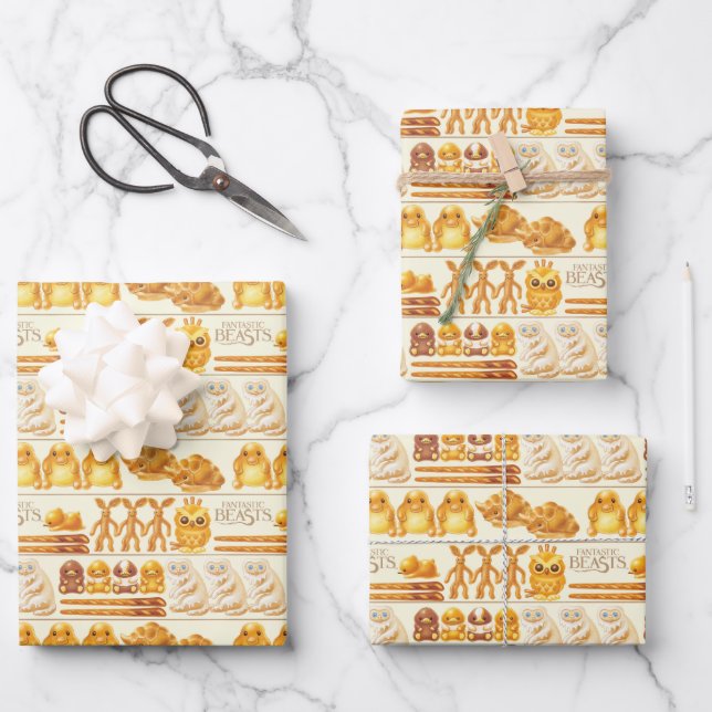 Feuille De Papier Cadeau Kowalski Bakery Rows of Traitements Motif (Recto)