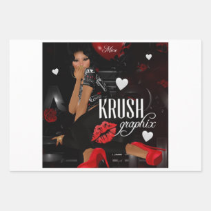 Feuille De Papier Cadeau Krush Graphix par Ahsek Novel Gift Wrap 3