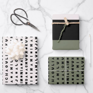 FEUILLE DE PAPIER CADEAU KWANZAA