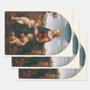 Feuille De Papier Cadeau La Belle Jardinière de Raphaël