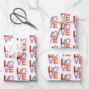 Feuille De Papier Cadeau La Caterpillar Très Affamée   AMOUR