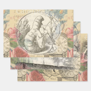Feuille De Papier Cadeau La chenille du Pays des Merveilles d'Alice : Tenni