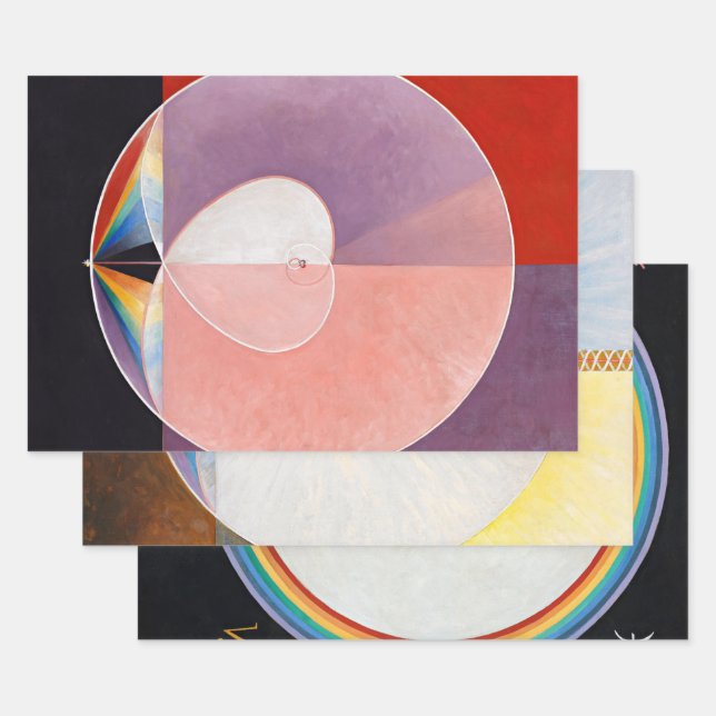 Feuille De Papier Cadeau La colombe par Hilma af Klint (Lot)