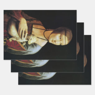 Feuille De Papier Cadeau La Dame à l'hermine de Léonard de Vinci