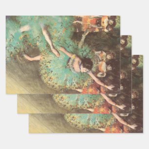 Feuille De Papier Cadeau La danseuse verte par Edgar Degas, Ballet vintage