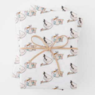 Feuille De Papier Cadeau La "livraison spéciale"