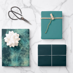 Feuille De Papier Cadeau La mer