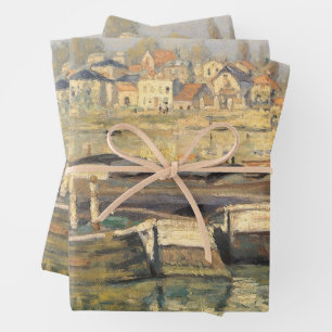 Feuille De Papier Cadeau La Seine à Asnières par Claude Monet