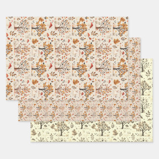 Feuille De Papier Cadeau Labrador Cute Fall Motif d'automne