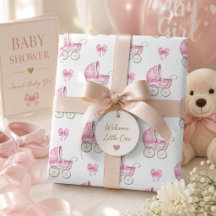 Landième de bébé rose & Aquarelle d'arc